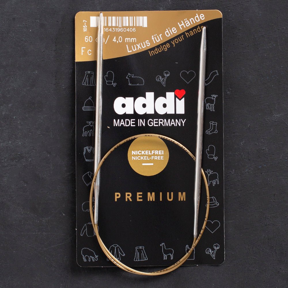Addi 4mm 60cm Klasik Misinalı Şiş- 105-7 - Hobium